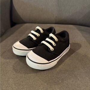 Classic Black Kids Sneakers